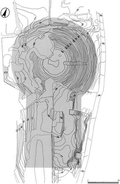 図4　従来の寺戸大塚古墳の復元図（『向日丘陵の前期古墳』より）
